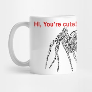 Cute spider "Hi!" Mug